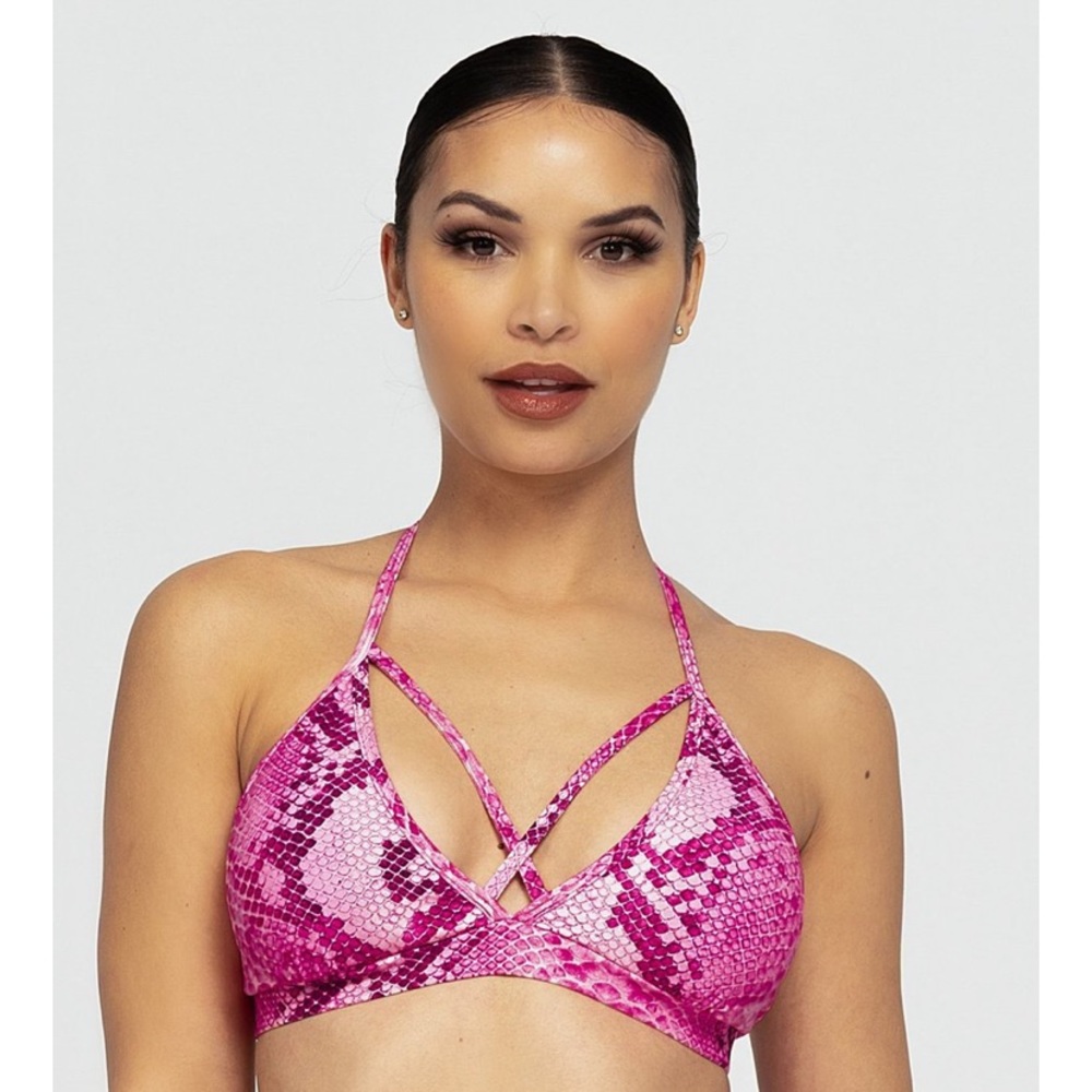 LiCi fit barbie boa strappy bra